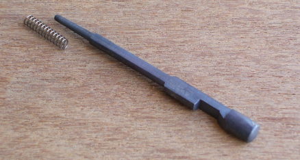 CZ-52-1 Military-style firing pin
					with return spring.