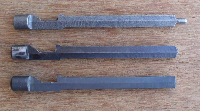 CZ-52 original firing pins, two with broken and missing noses.