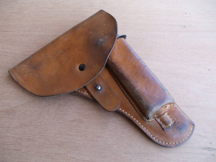 Czech CZ-52 pistol holster, closed