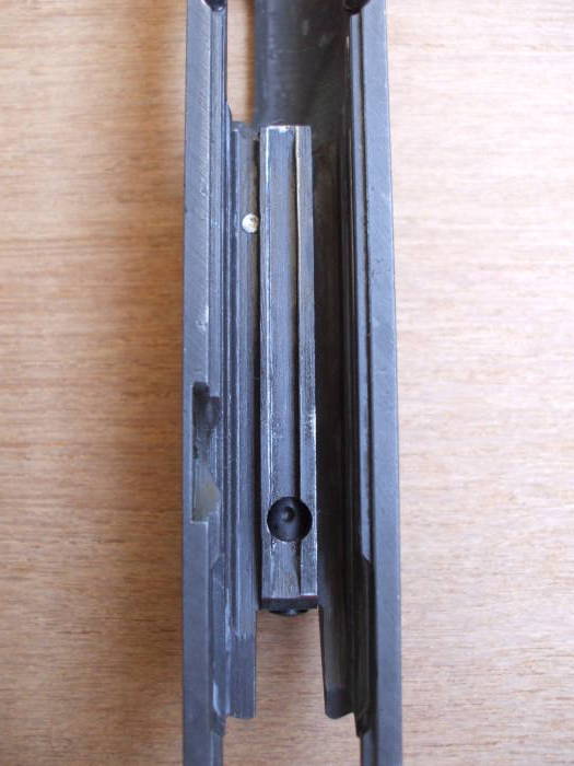 Firing pin final insertion into slide.