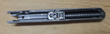 CZ-52 slide, barrel, recoil spring, and roller cam.